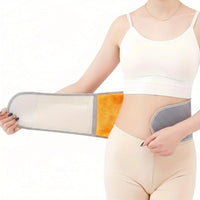 Thermal Fleece Waist Support Belt for Cold Weather