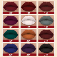 Long-Lasting Waterproof Velvet Matte Liquid Lipstick