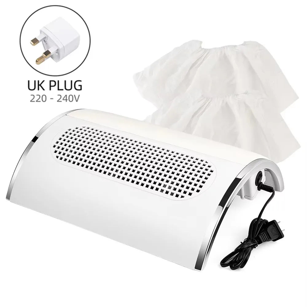3-Fan Professional Nail Dust Collector & Vacuum Cleaner - 29