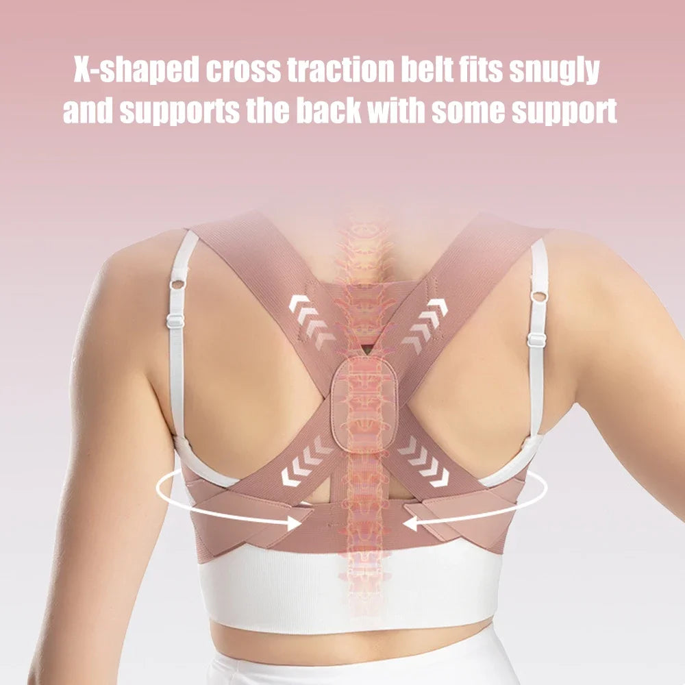Adjustable Posture Corrector for Back and Shoulder Pain Relief - 10