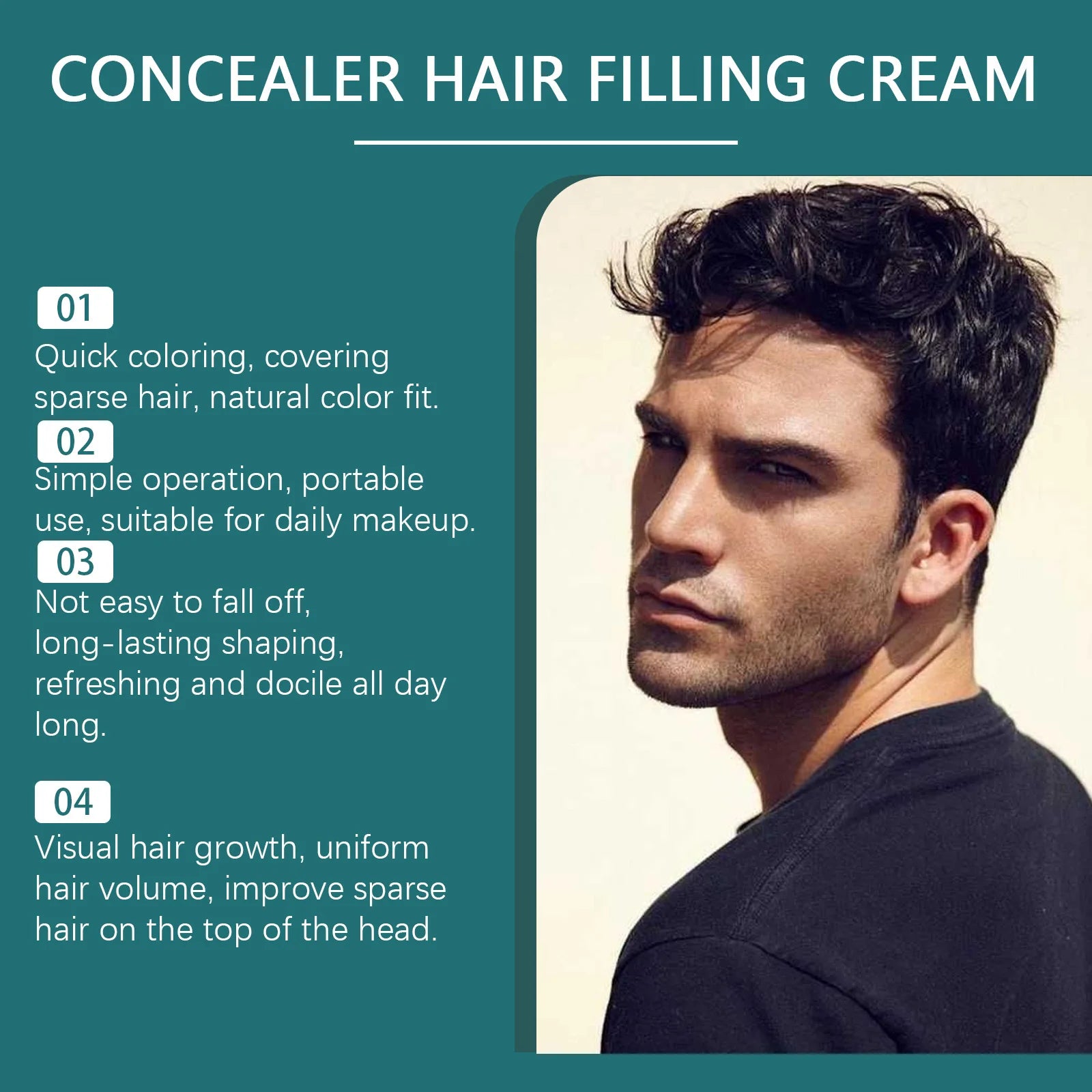 Instant Hairline and Scalp Coverage Concealer - 2