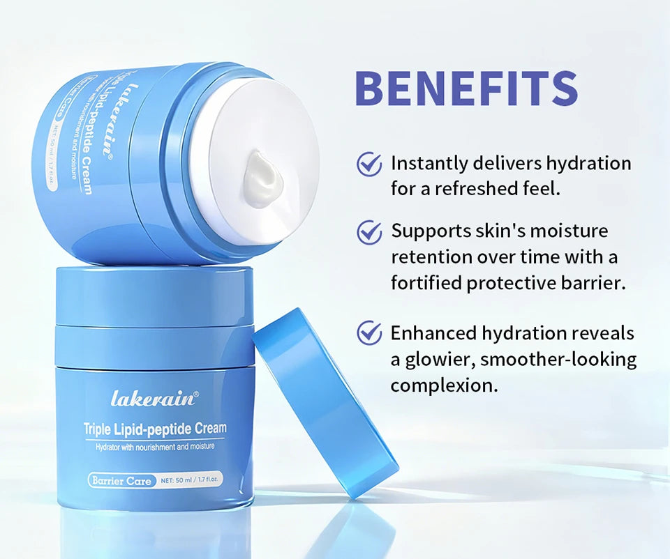 Triple Lipid Peptide Moisturizing Cream for Dry Sensitive Skin - 10