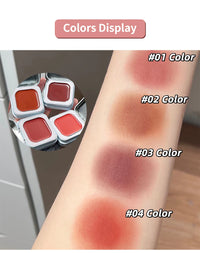 Matte Cream Cheek Blusher Palette for Natural Glow