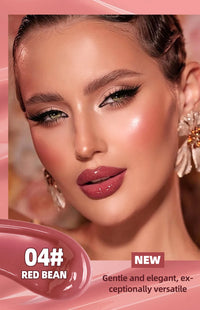 Hydrating Crystal Jelly Lip Gloss for Mirror-Finish Shine