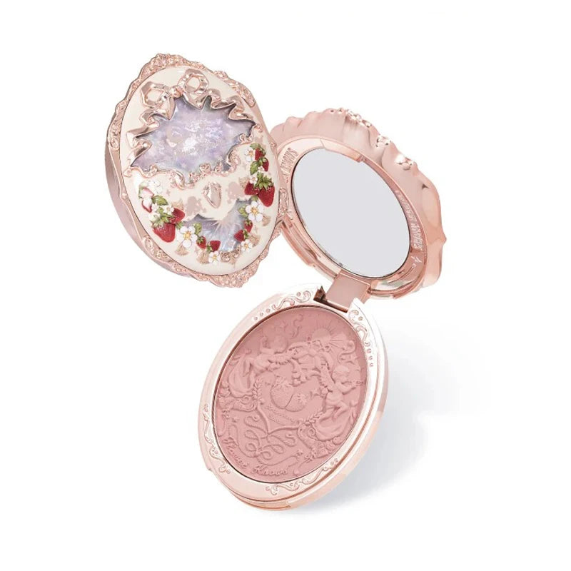 Embossed Long-Lasting Powder Blush for Silky Smooth Skin