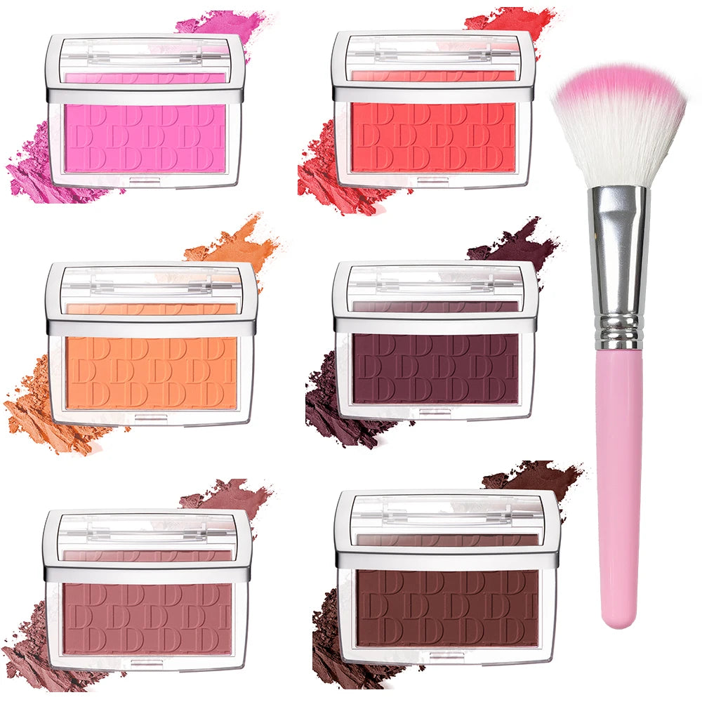 Matte Embossed Blush Palette for Natural Cheek Color