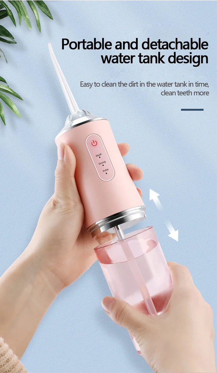Portable Cordless Water Flosser for Teeth Cleaning - 4