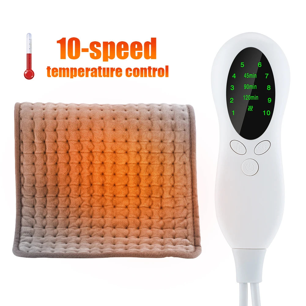 Electric Heating Pad for Pain Relief and Warmth
