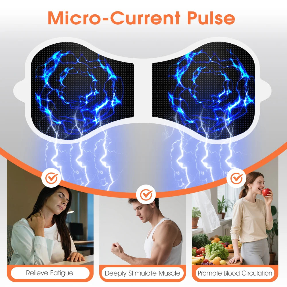 Wireless EMS Heating Pulse Massager for Neck and Back Pain - 4