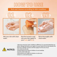 Brightening Turmeric Soap Bar for Face and Body