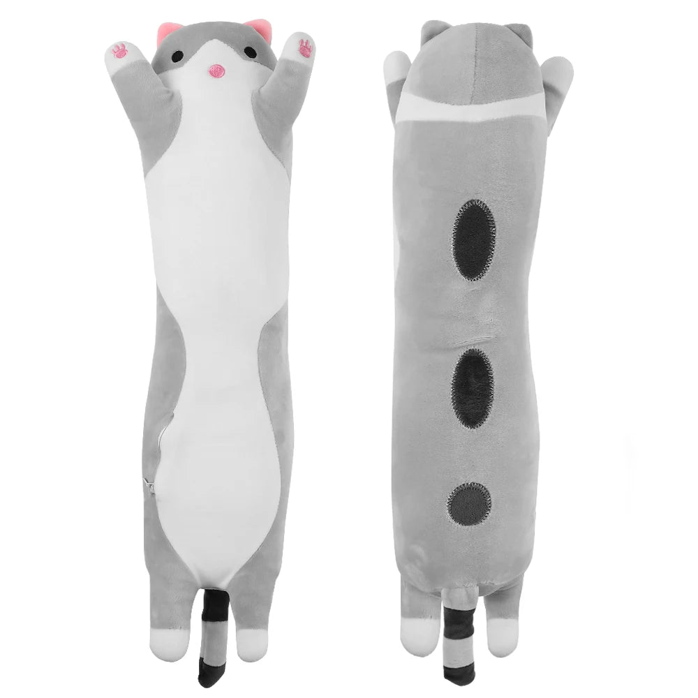 USB Heated Cat Plush Pillow for Period Cramp Relief - 11