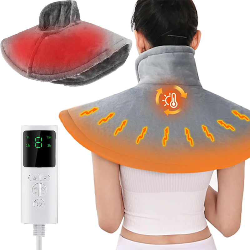 Electric Heated Neck and Shoulder Heating Shawl - 3