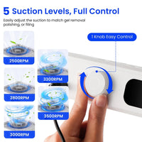 Professional Brushless Nail Dust Collector