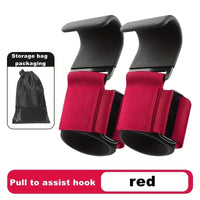Weightlifting Assist Hooks for Deadlifts and Pull-Ups