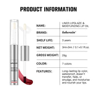 2-in-1 Waterproof Peel-Off Lip Stain and Hydrating Oil