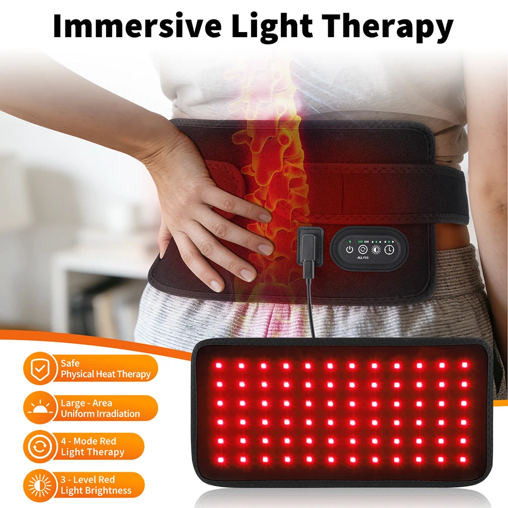 Portable Red and Infrared Light Therapy Wrap for Pain Relief - 2