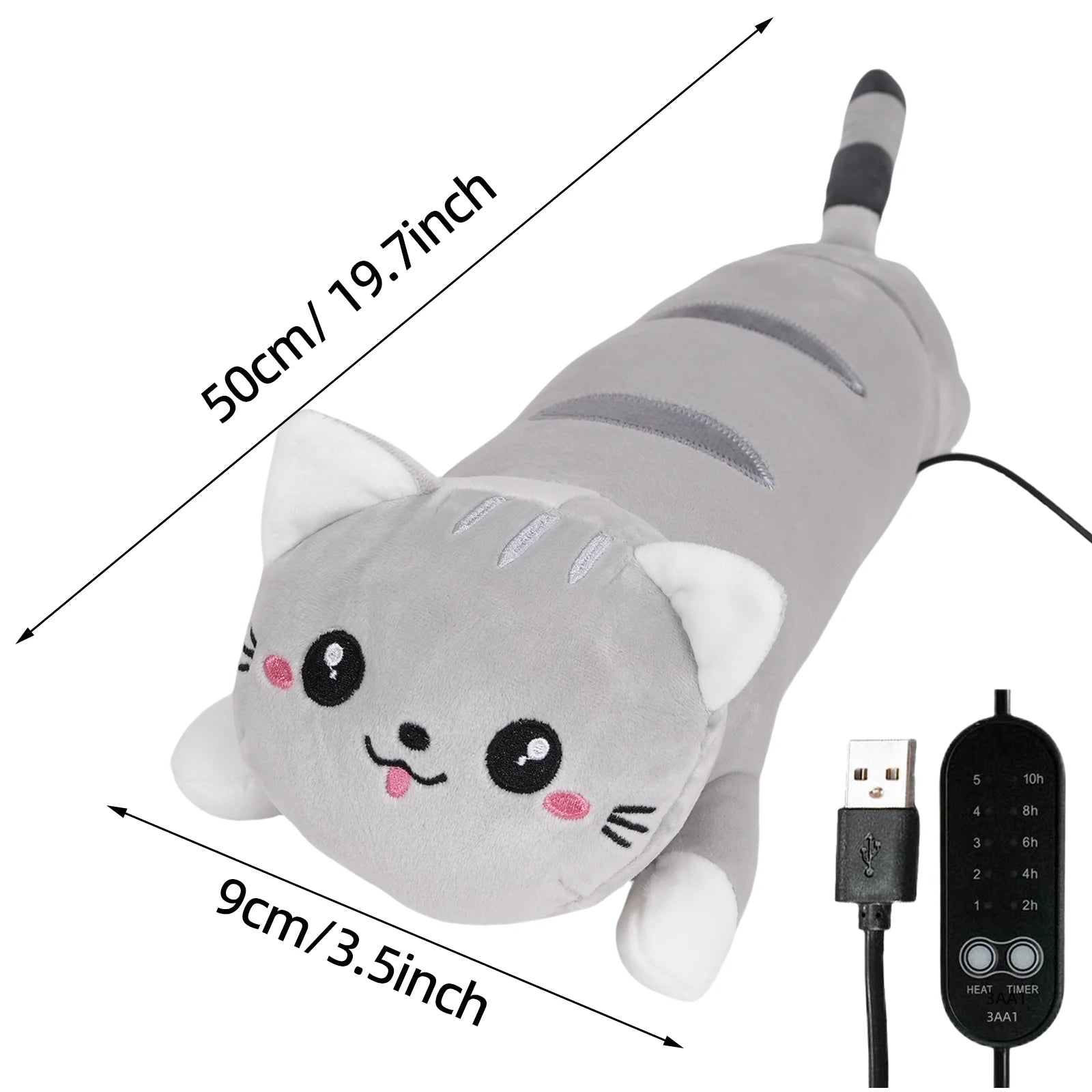 Cute Cat Heating Pad for Period Cramp Relief - 12