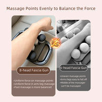 8-Head Deep Tissue Muscle Massage Gun