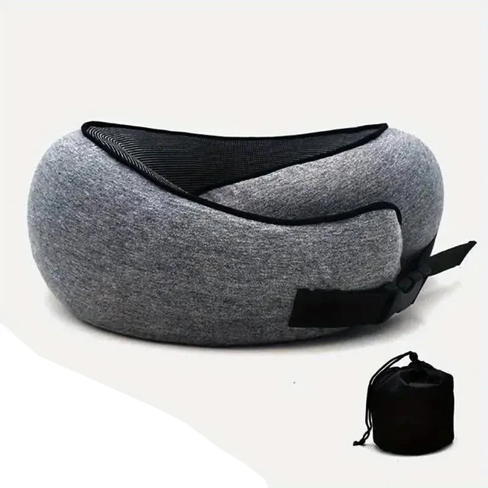 Ergonomic Memory Foam Travel Neck Pillow - 12