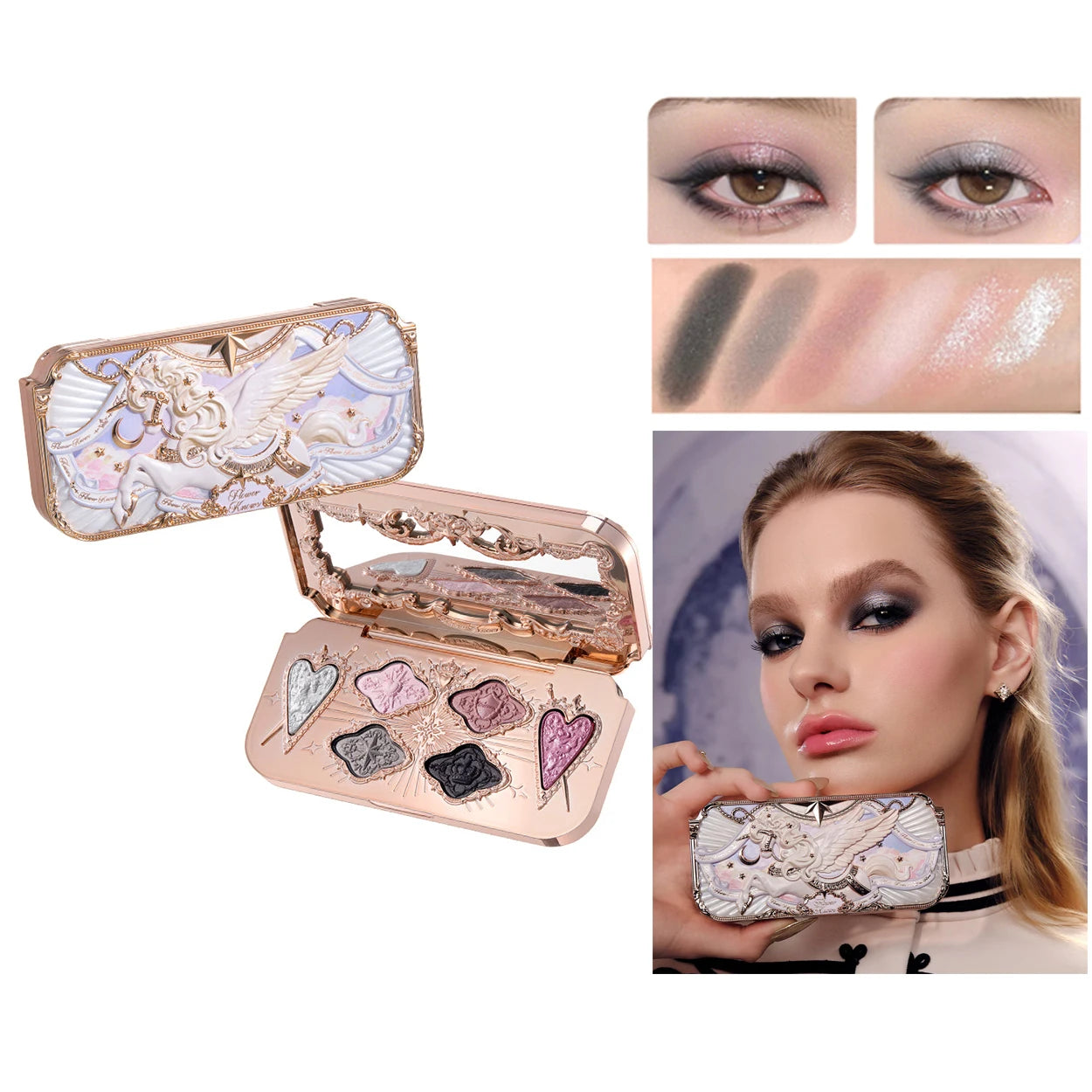6-Color Swan Ballet Eyeshadow Palette - 21
