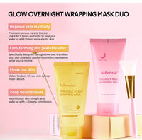 Overnight Collagen & Turmeric Glow Wrapping Mask Duo