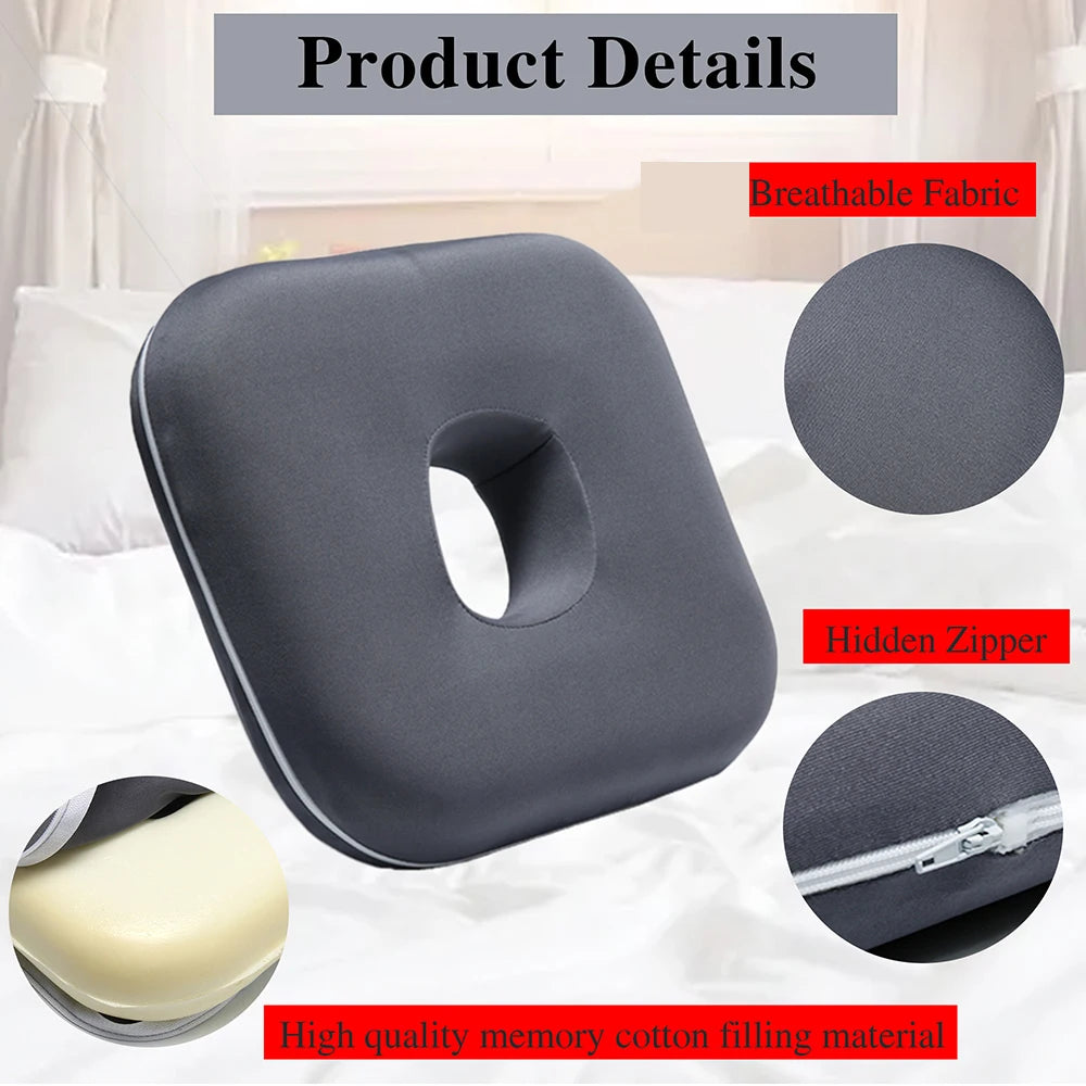 Ear Piercing Pillow for Side Sleepers with Ear Hole - 2