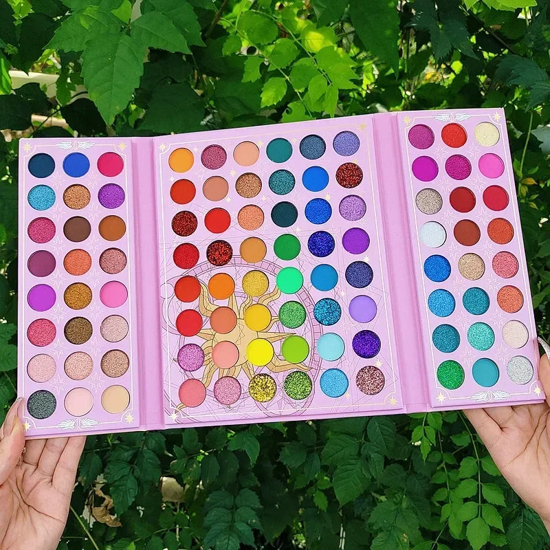 96-Color Professional Eyeshadow Palette for Every Occasion - 12