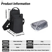 Magnetic Gym Bag for Water Bottle and Phone