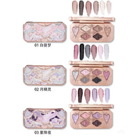 6-Color Matte and Shimmer Eyeshadow Palette
