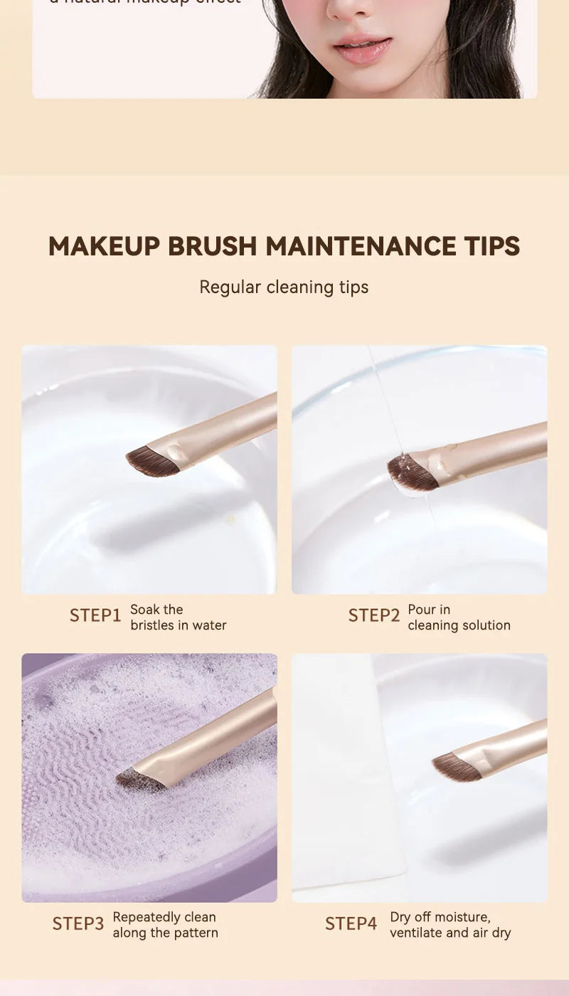 Professional 8-Piece Precision Eye Makeup Brush Set - 13