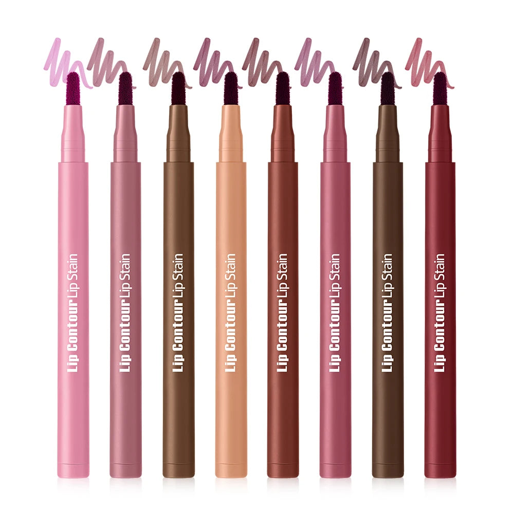 Dual-Sided Long-Lasting Lip Contour Stain Pen - 24