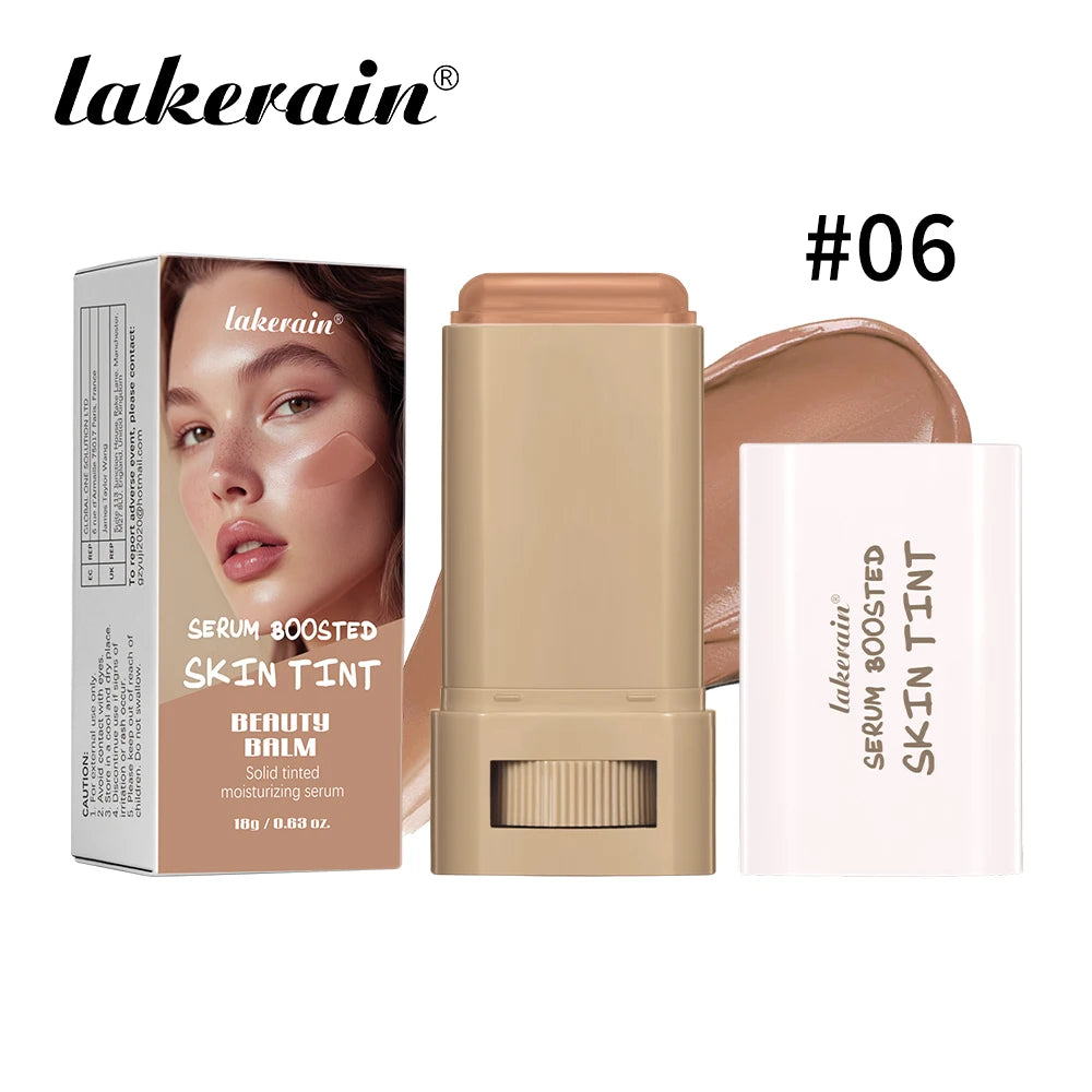 Serum Boosted Skin Tint Foundation Stick for Radiant Coverage - 22