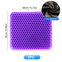 Breathable Honeycomb Gel Seat Cushion for Pain Relief