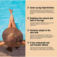 Waterproof Leg Makeup Foundation for Flawless Skin