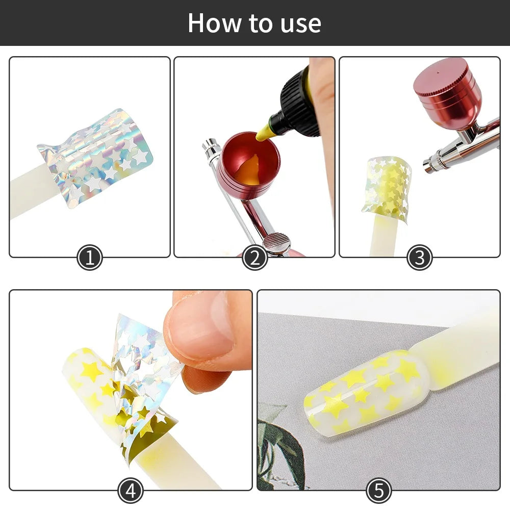 Professional Airbrush Paint Set for Nail Art and Crafts - 26