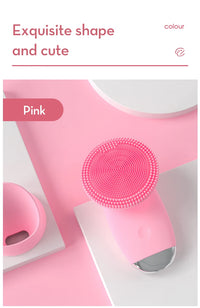 Electric Silicone Facial Cleansing Brush for Pore Cleaning