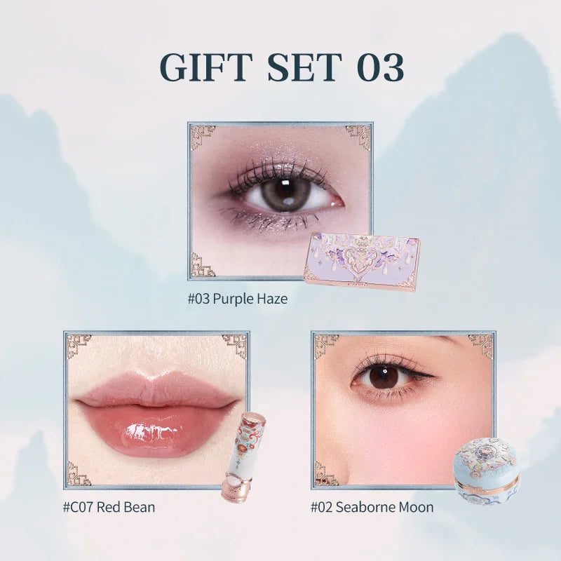 Butterfly Theme Elegant 3-Piece Makeup Gift Set - 11