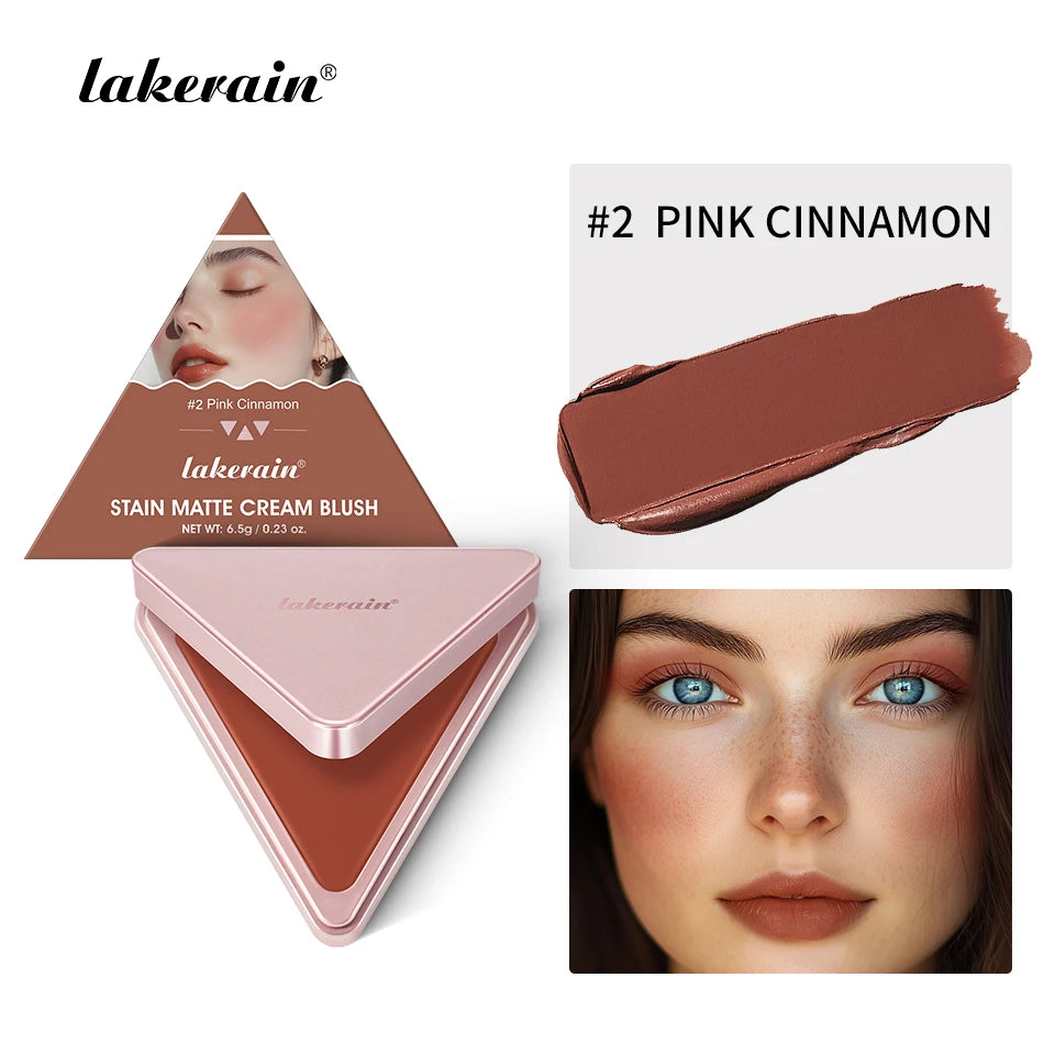 2-in-1 Cream and Powder Long-Lasting Blush Palette - 21