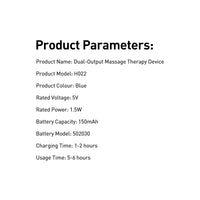 Dual-Channel TENS EMS Muscle Stimulator for Pain Relief and Recovery