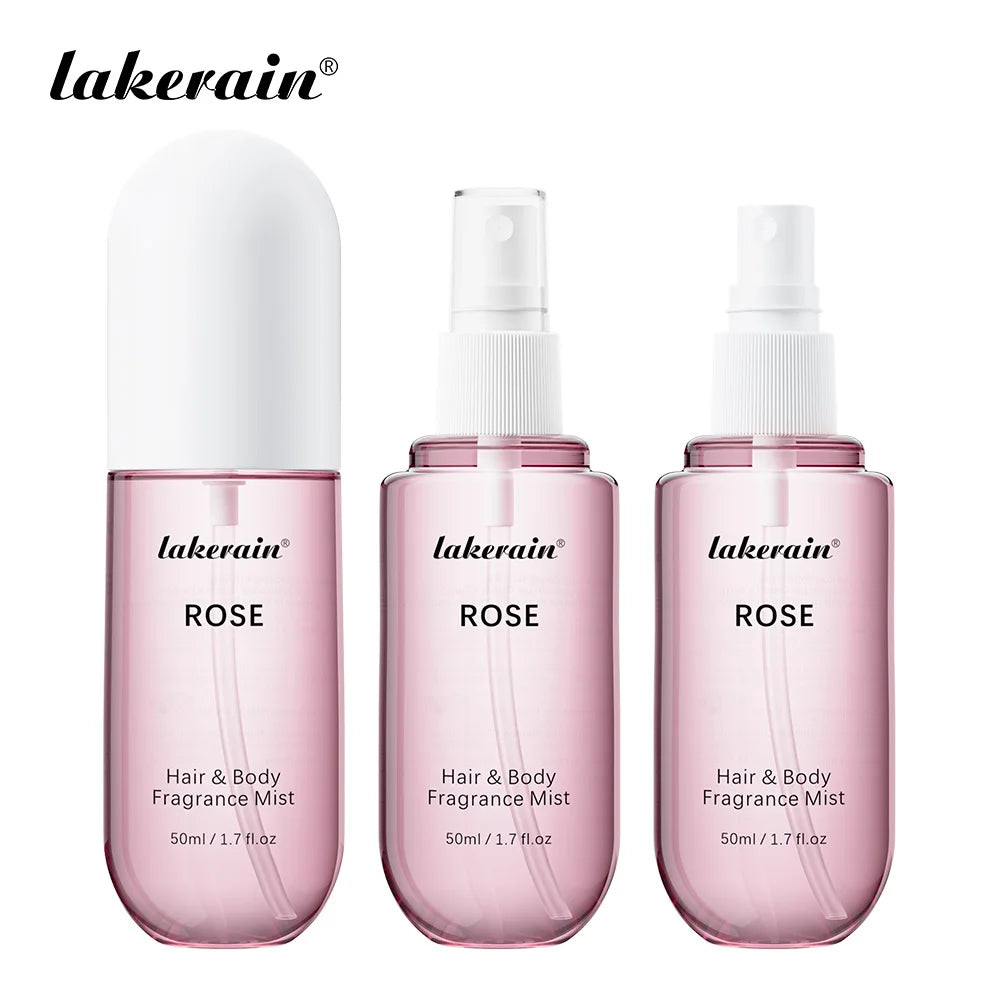 Long-Lasting Vanilla and Rose Hair & Body Fragrance Mist - 25