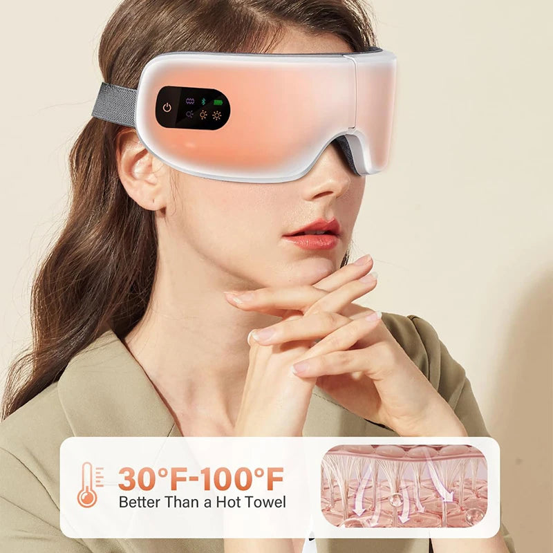 Smart Heated Eye Massager for Fatigue and Sleep Relief - 10