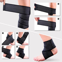 Adjustable Elastic Compression Support Wrap for Joints and Muscles