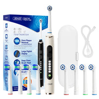 Professional Rotating Electric Toothbrush with Travel Case