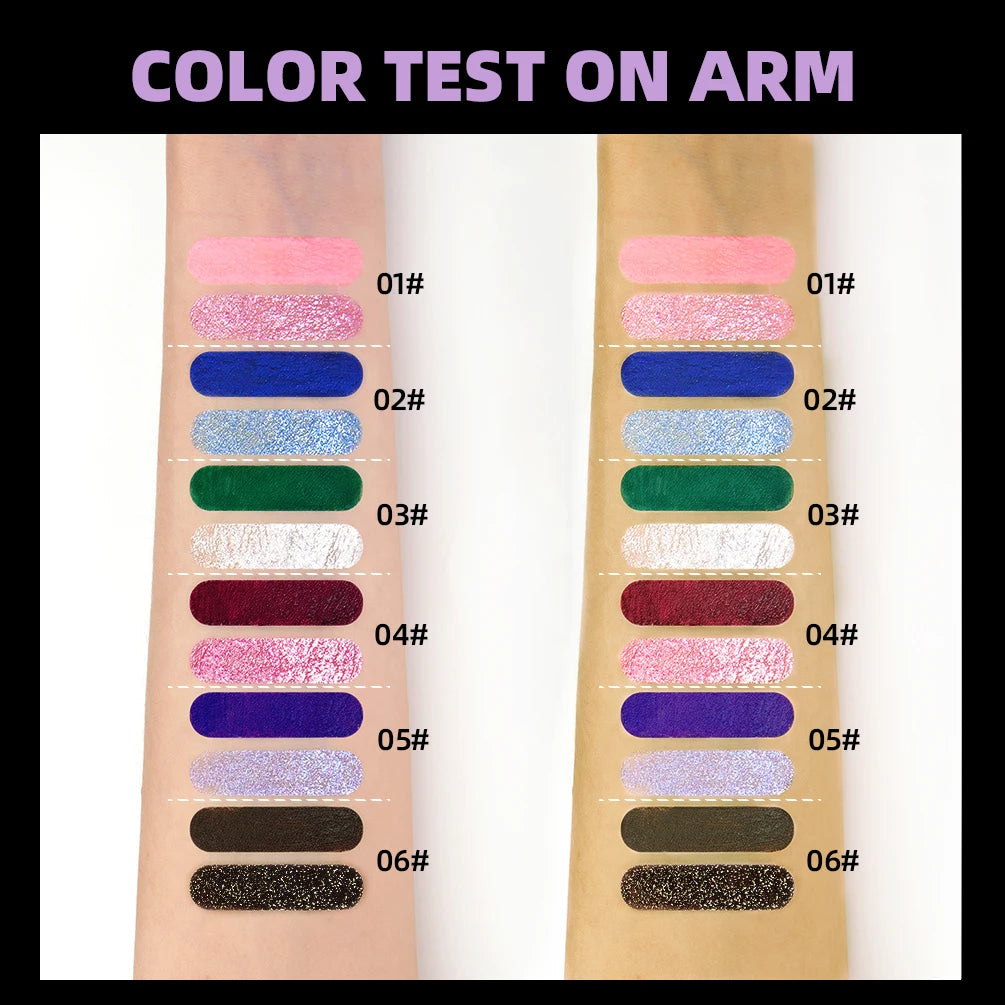 2-in-1 Glitter and Colored Mascara for Bold Eyelashes - 6