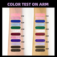 2-in-1 Glitter and Colored Waterproof Mascara