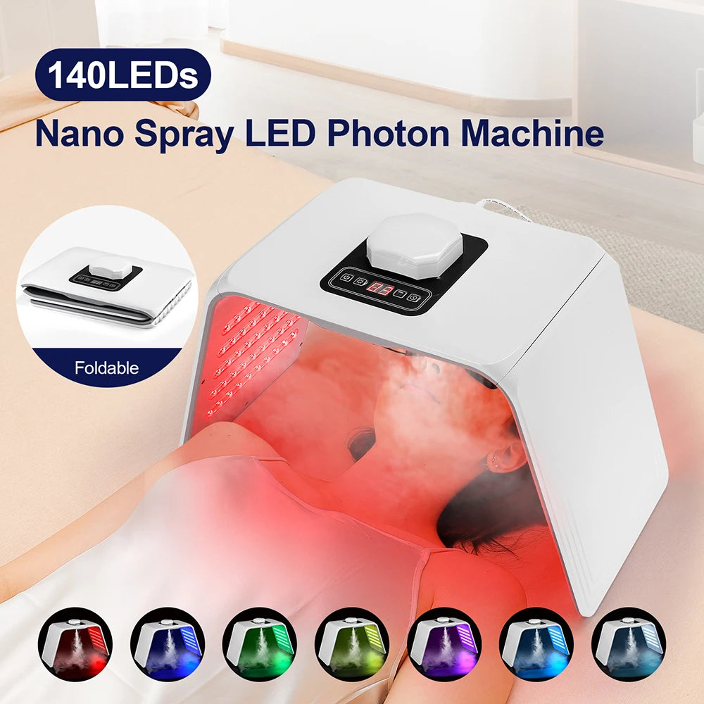 7-Color LED Photon Skin Therapy & Nano Hydration Machine - 7
