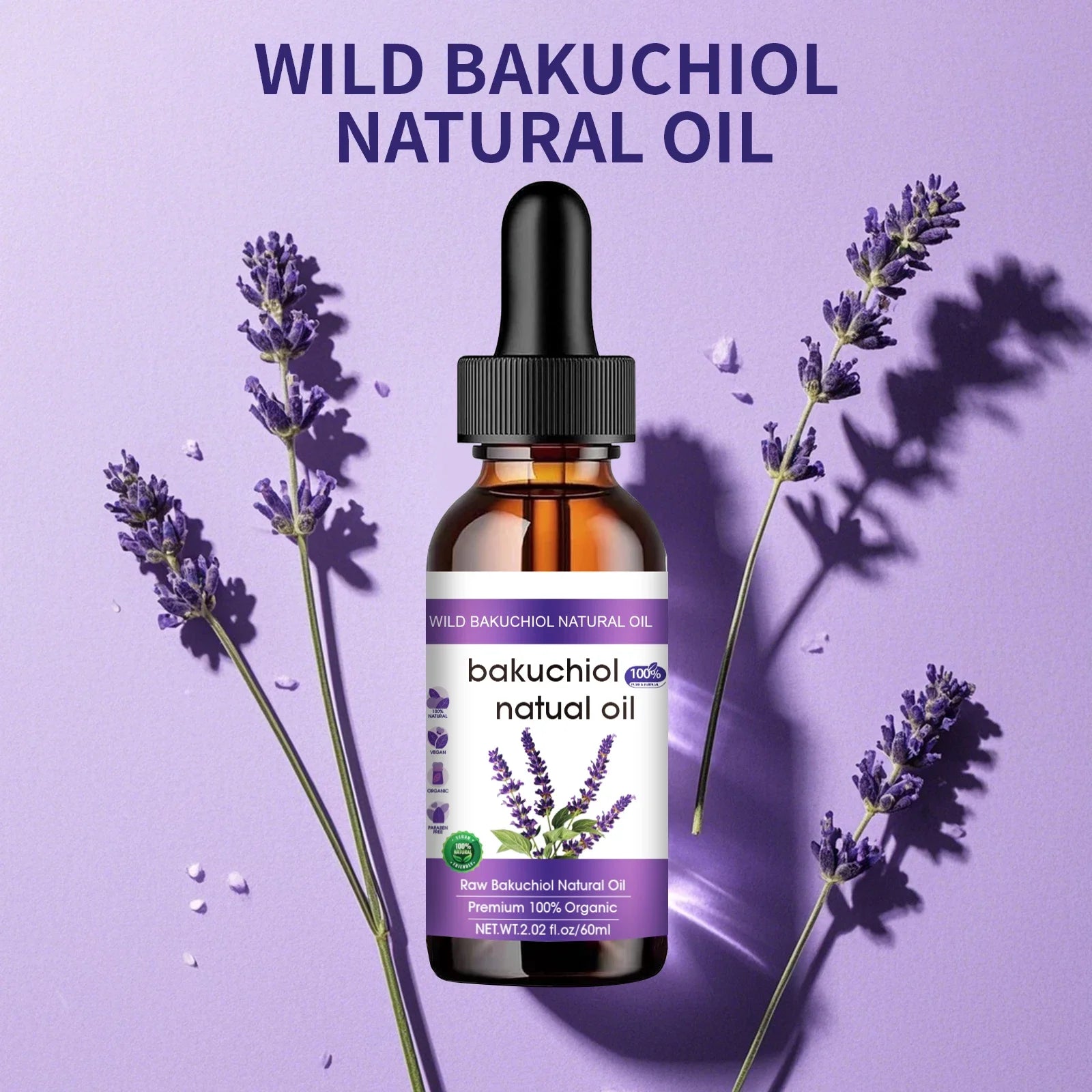 Organic Bakuchiol Anti-Aging Face Oil for Glowing Skin - 4