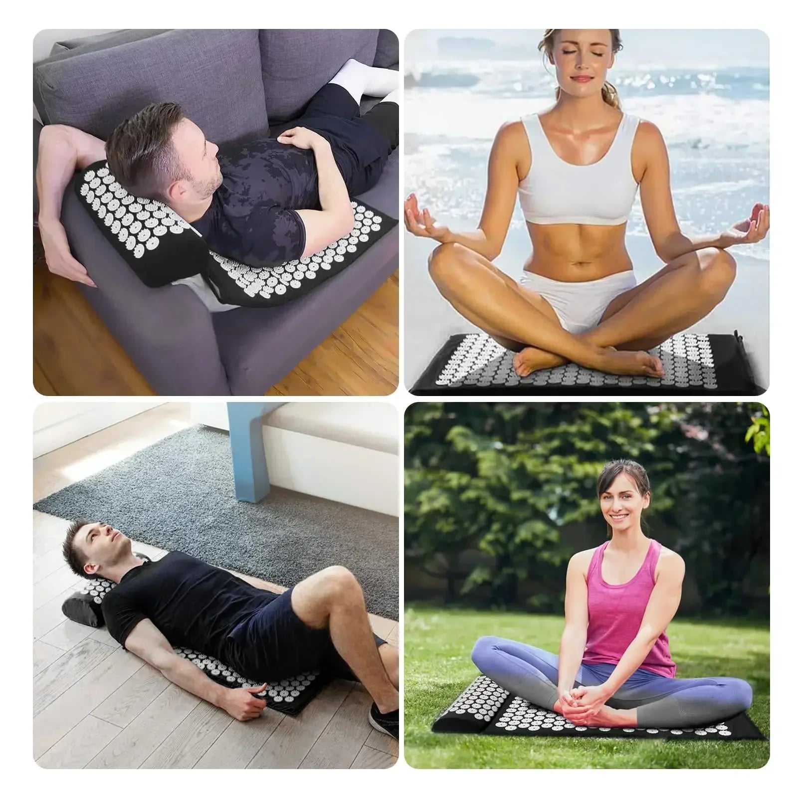 Acupressure Mat and Pillow Set for Back Pain and Stress Relief - 5