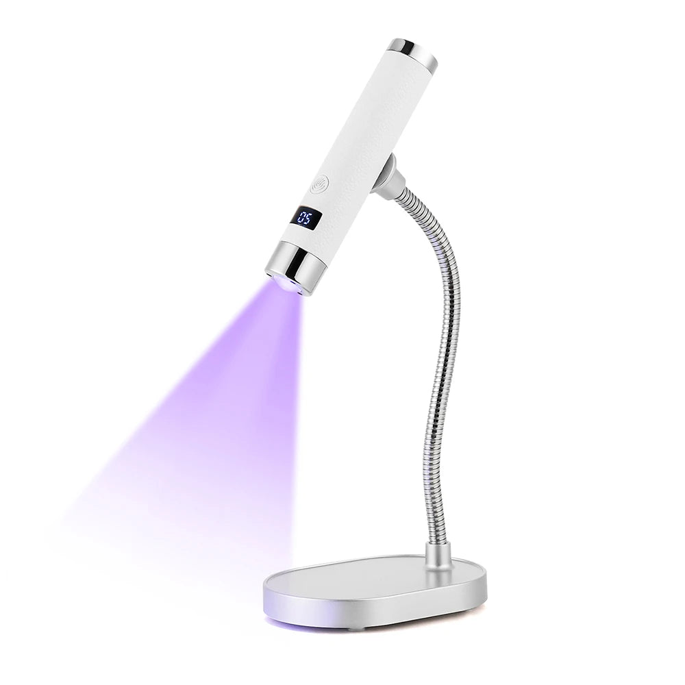 Portable 2-in-1 UV LED Nail Dryer with Magnetic Stand - 21