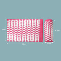 Acupressure Mat and Pillow Set for Muscle Pain Relief